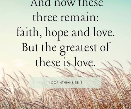 Acts of Faith, Hope and Love
