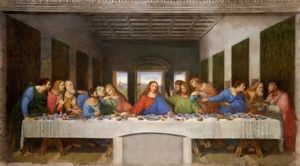 The Last Supper by DaVinci Public Domain Image