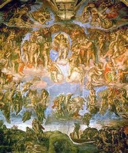 Last Judgement by Michelangelo Public Domain Image