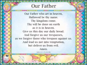 The Lord's Prayer Public Domain Image