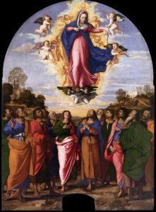 The Assumption of Mary by Palma il Vecchio Public Domain Image