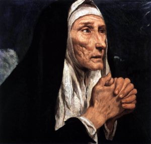  St. Monica by Tristán de Escamilla, Public Domain Image