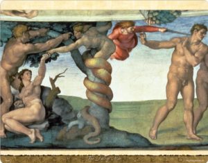 The Fall of Man Michelangelo
