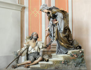 St. Elizabeth of Hungary by Moroder Public Domain Image