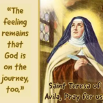 God is on the journey too