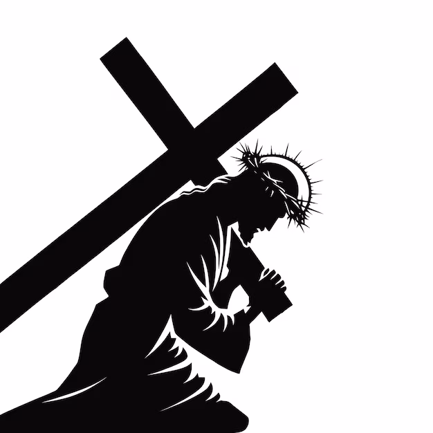 Jesus carrying cross