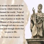 Let no one be ashamed of the cross