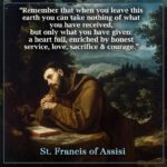 St. Francis remember