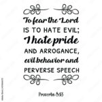 hate evil