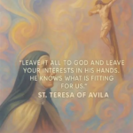 leave it in god's hands