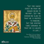 let the saint exult