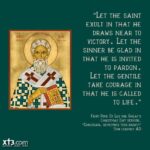 let the saint exult