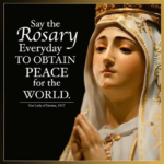 our lady of fatima rosary peace