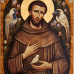 st-saint-francis-assisi-art-painting-illustration-with-birds-generative-ai_117038-6050